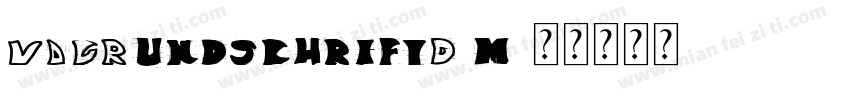 VAGRundschriftD m字体转换